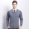 恒源祥羊绒衫男V领针织衫秋冬新款中年商务鸡心领毛衣纯羊绒男装_2 165/84A 深中灰