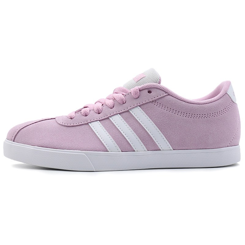 ADIDAS阿迪达斯新款女子休闲运动板鞋舒适网球鞋DB0146 粉/白 36