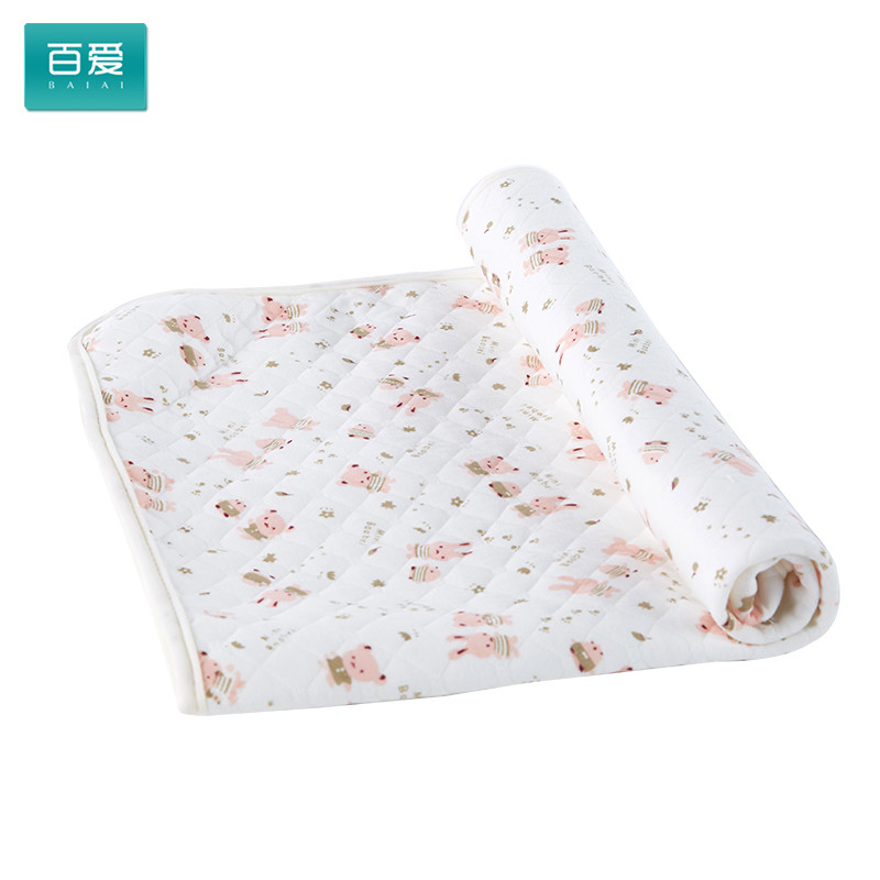 百爱白色隔尿垫 35*45cm 桔色