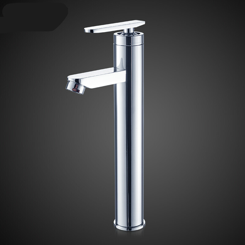 不锈钢加高台上盆水龙头冷热面盆水龙头台盆龙头艺术盘龙头