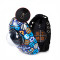 憨憨宠 宠物背包狗猫外出便携包太空包狗包猫袋三孔排气透明罩 M-中型 黑熊