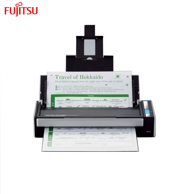 富士通（Fujitsu）原装正品S1300i扫描仪 A4高速高清彩色双面自动馈纸便携式扫描仪