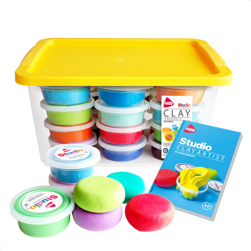 喜得24色超轻粘土无毒彩泥软陶儿童手工玩具纸黏土橡皮泥套装_682_76