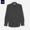 U.S.POLOASSN.衬衫男衬衣纯色纯棉长袖修身休闲潮流帅气青少年 L/175 军绿