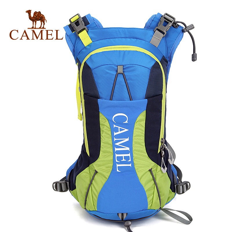 CAMEL骆驼户外骑行跑步背包 10L休闲旅行轻便透气运动双肩包