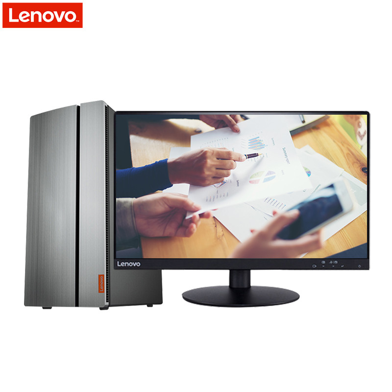 联想(Lenovo) 天逸510Pro 商务办公台式电脑 21.5英寸双超屏（I5-8400 4GB 1T+16G傲腾）