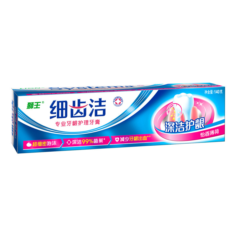 狮王 细齿洁 专业牙龈护理 怡香薄荷牙膏 140g（单位 ：支）