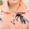 爱心鼠(Aixinshu) 长袖中老年妈妈保暖睡衣套装秋冬季女士法兰绒开衫厚款婆婆休闲家居服套装8463 3XL码 3号款