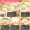 Grevol品拓PINTUO吸顶灯LED水晶灯客厅灯长方形简约现代吸顶灯卧室灯餐厅大厅灯三室两厅水晶灯具套餐40 套餐8-三室一厅