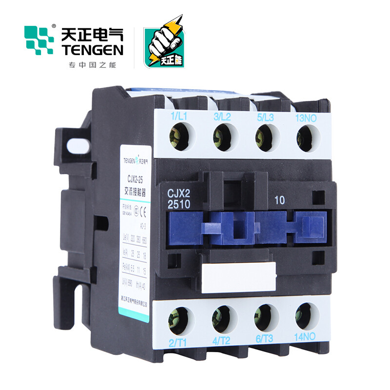 天正电气 CJX2 3NO 25A 50Hz 3P 02010070134 交流接触器