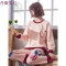 韩版清新睡衣女秋季纯棉长袖可爱学生春秋天甜美家居服两件套装冬 XL【适合身高168-172CM，体重120-140斤】 YJ5733