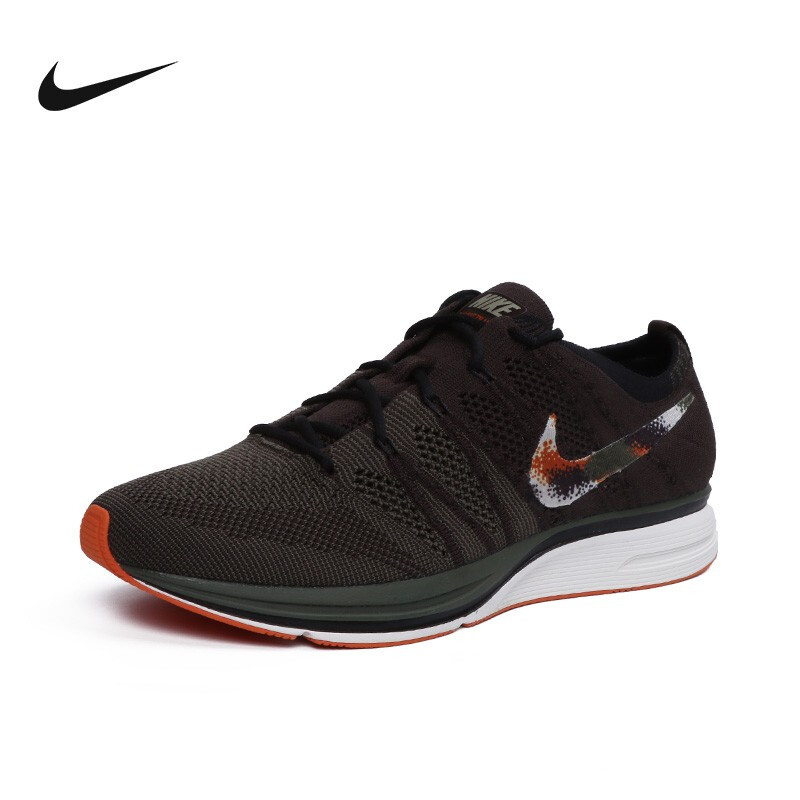 NIKE耐克男鞋女鞋 2018秋季新款Flyknit Trainer情侣运动鞋飞线透气跑步鞋 AH8396-006 黑色AH8396-202 44.5码