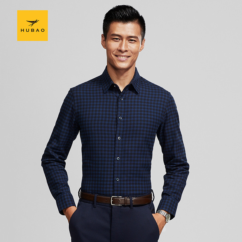 虎豹长袖衬衫h28q18727 48码 格蓝