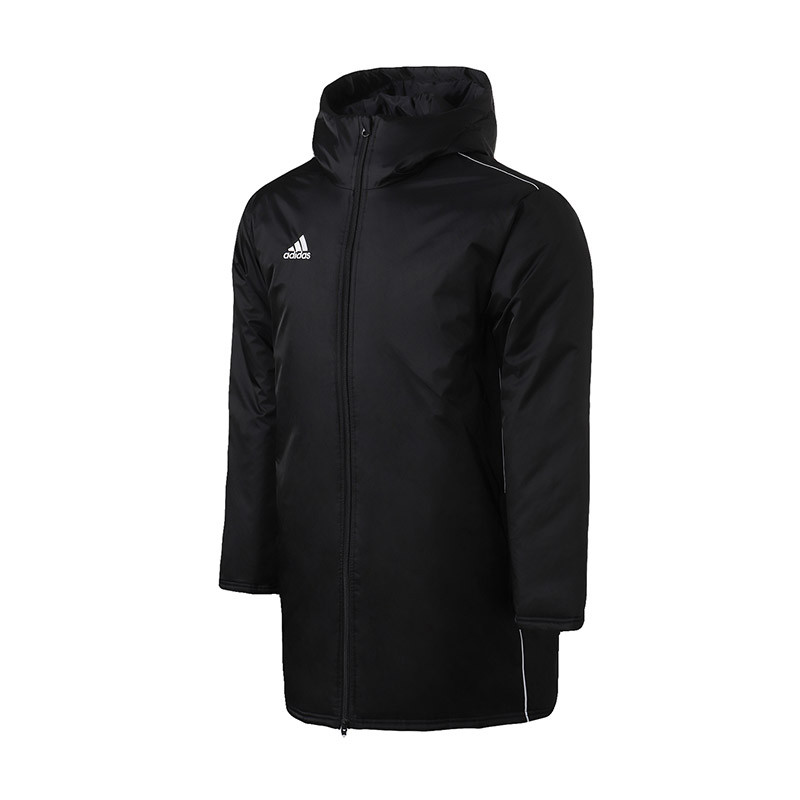 adidas阿迪达斯男子棉服2018新款足球保暖休闲运动服CE9057 XL CE9057黑色