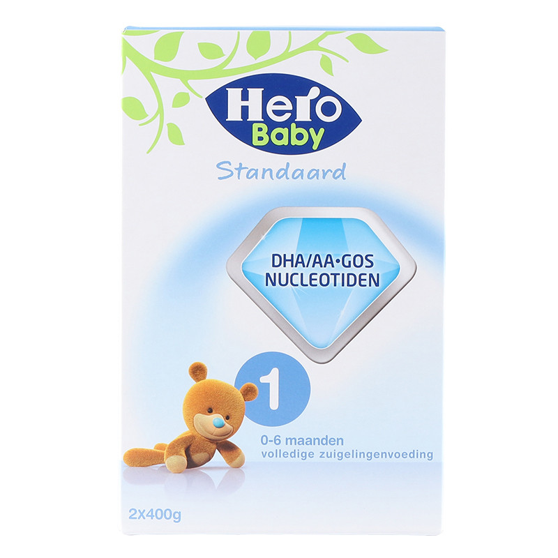 荷兰Hero Baby 婴幼儿配方奶粉1段800g（0-6个月)