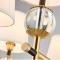 简约小美式金古铜色艺术玻璃球灯设计师样板房家居客厅卧室灯10头D100CM_5 6头D70CM