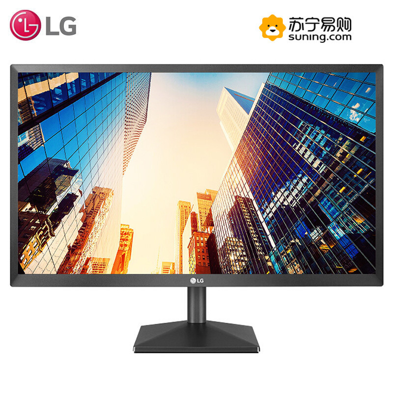 LG 24MK400H 23.5英寸显示器 1MS响应 LED家用办公电脑液晶屏幕24 可壁挂