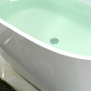 亚克力大浴缸独立式时尚贵妃卫浴缸无缝对接一体式浴盆厂家直销 默认颜色 1500*750*620