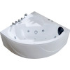 亚克力浴缸三角扇形小卫生间按摩冲浪浴缸家用嵌入式欧式浴盆池 空缸配置 ≈1.4m