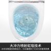 家用坐便器马桶抽水坐厕节水浴普通超漩虹吸陶瓷冲水座便器卫白色_5 默认颜色 400mm