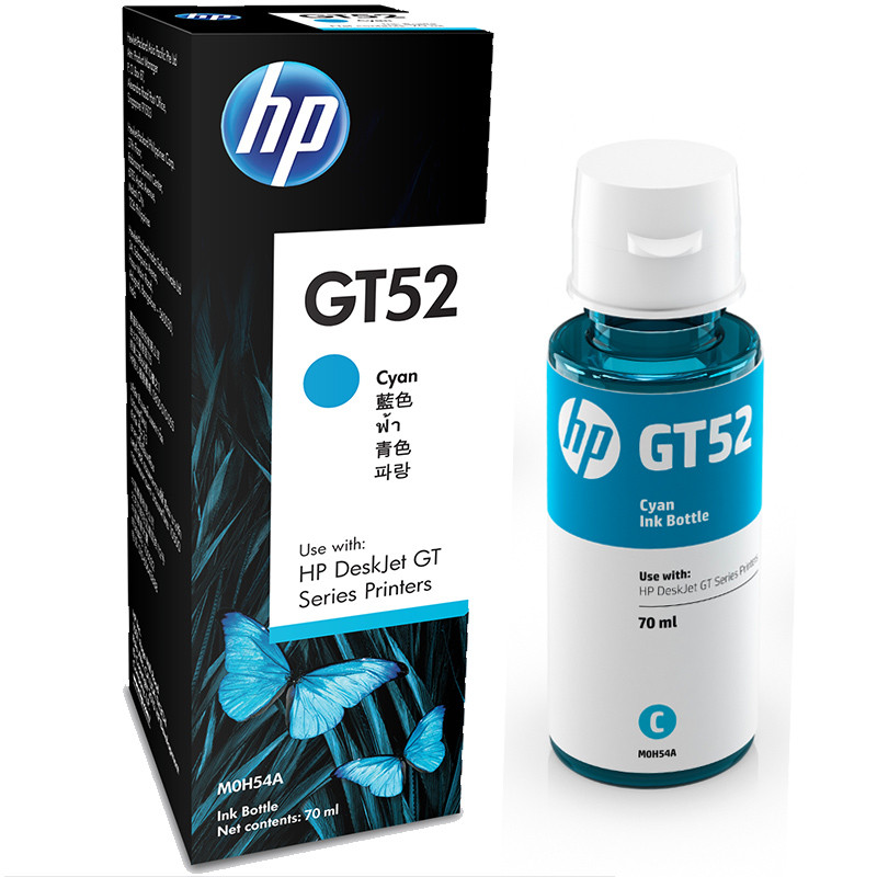 惠普(HP)M0H54AA GT52青色原装墨水瓶 (GT51 52适用于HP GT 5810 5820 310)