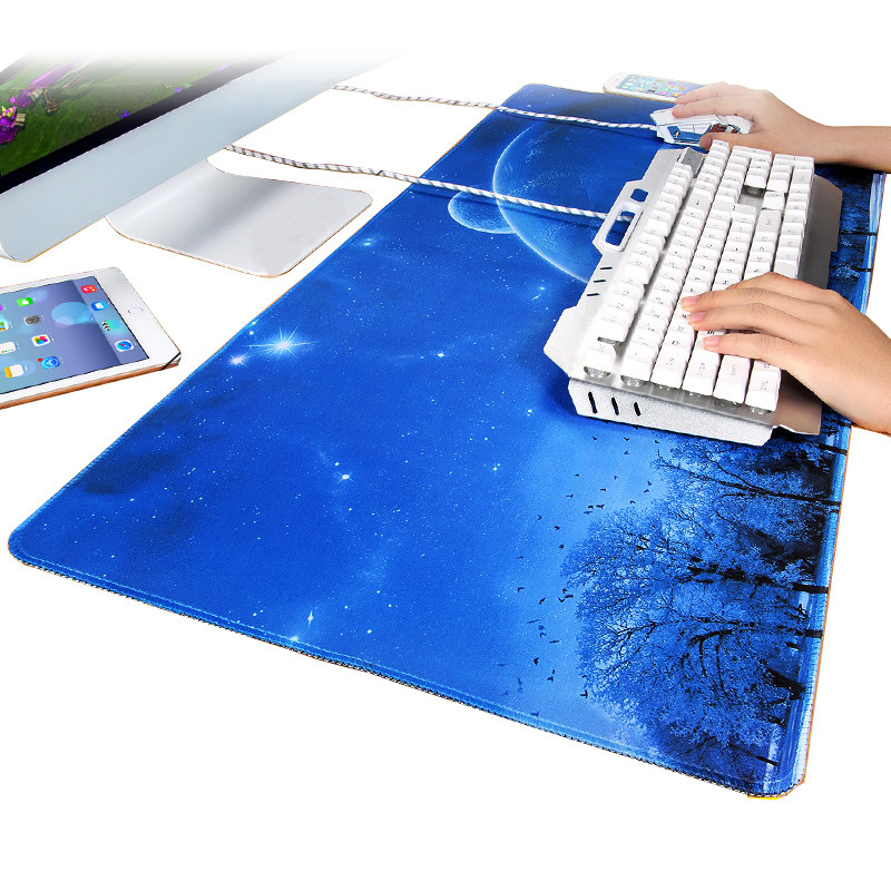 800*300*2mm格格锁边图案鼠标垫