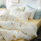 四件套棉棉卡通1.5米1.8m床单被罩床笠款双人床上用品三件套 2.0m(6.6英尺)床 花开浪漫