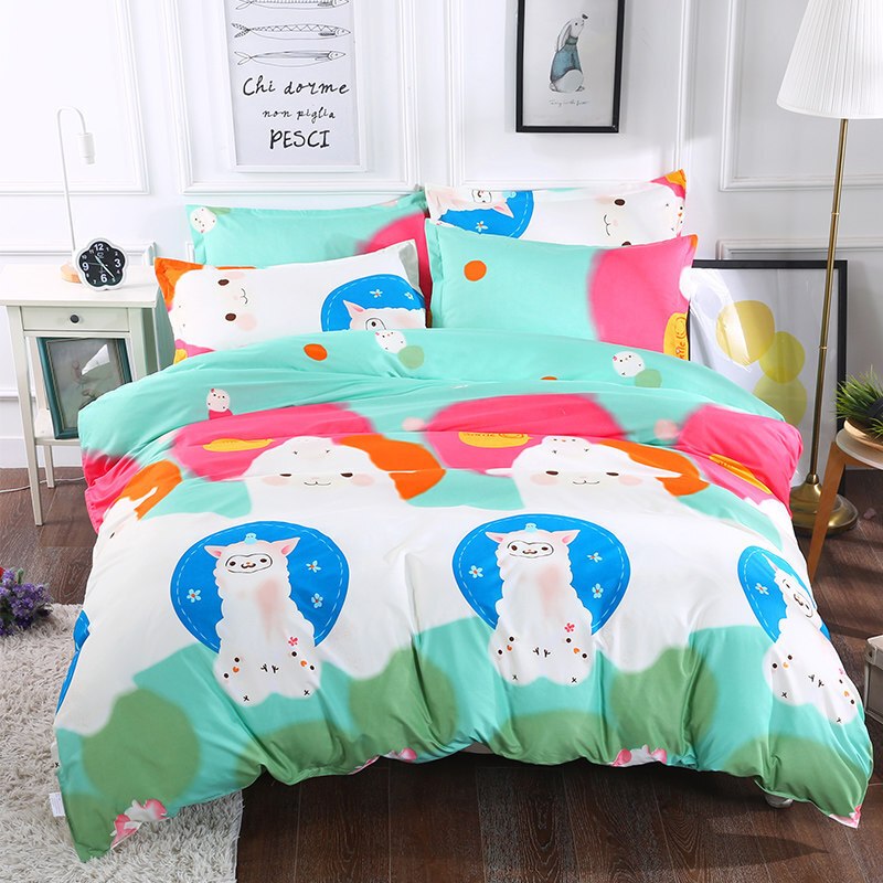 棉被套单件水洗棉床上用品单人200x230棉双人被罩1.5m1.8/2米 被套1.8x2.2m 小动物