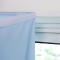 简易免打孔安装粘帖式魔术贴窗帘遮光布平面窗出租房黏贴遮阳 宽2米X高2.7米 天蓝色