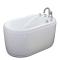 小户型深泡坐式浴缸独立式家用冲浪按摩迷你卫生间浴盆Y_1 A款式(带座)空缸 ≈1.5M