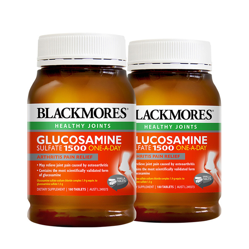 BLACKMORES 澳佳宝 维骨力葡萄糖胺 1500毫克 180片 2瓶装
