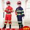 儿童消防员服装幼儿消防子服装职业体验角色扮演小消防员表演服_5_1 120cm 红色短袖(送腰带)