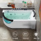 家用浴缸卫生间恒温加热小户型浴池浴盆亚克力网红浴缸 空缸+五件套+冲浪按摩+恒温装置+液晶面板（右裙） ≈1.5M