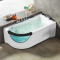 家用浴缸卫生间恒温加热小户型浴池浴盆亚克力网红浴缸 空缸+五件套+冲浪按摩（右裙） ≈1.7M
