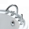 小户型浴缸亚克力家用坐式浴缸1.2米-1.5米独立式贵妃缸浴盆 带龙头 ≈1.2m