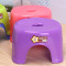 塑料小凳子加厚成人浴室凳儿童小板凳时尚圆凳矮凳家用椅子凳子_2_5 大号紫色2个