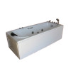 亚克力浴缸独立式浴缸家用浴缸保温浴缸恒温加热浴缸冲浪按摩浴缸 五件套配置(右群) ≈1.6M