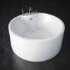 亚克力欧式独立式一体浴缸圆形按摩酒店双人情侣圆形浴缸 空缸 ≈1.5M