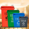 户外垃圾桶大号分类垃圾桶塑料翻盖可回收带盖厨房餐厅_1 60L灰黑色分类（其他垃圾）
