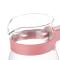 大容量冷水凉水壶泡茶壶透明玻璃果汁饮料壶家用_4 粉色800ML