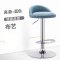 吧台椅升降高脚凳现代简约吧凳家用酒吧椅子前台收银凳子创意吧椅酒吧KTV家具通用酒吧凳_6 蓝色布艺高款