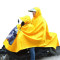 母子雨衣电动自行车加厚加肥单双人雨披面罩款摩托车三人雨衣_8_6 XXXXL_二人母子加厚面罩款黄色