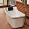 亚克力小户型独立高靠背家用保温小尺寸泡澡浴缸63公分宽 ≈1.3m 空缸
