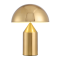 后现代简约台灯卧室床头灯具设计师书房台灯北欧个性创意蘑菇台灯金色款大号-暖光按钮开关 金色款大号-白光