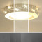 led吸顶灯卧室灯圆形现代简约客厅灯主卧房间灯餐厅灯具 直径55CM无极调光