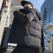 韦斯普 2018冬季新款男士棉衣男加厚棉服冬装连帽棉袄时尚男装外套B882 4XL 军绿色
