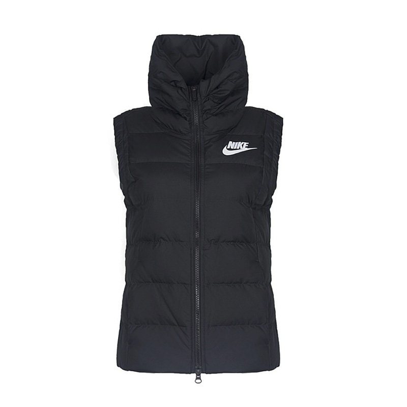 NIKE耐克女子保暖舒适休闲防风羽绒背心马甲854858-010 S 854858-010