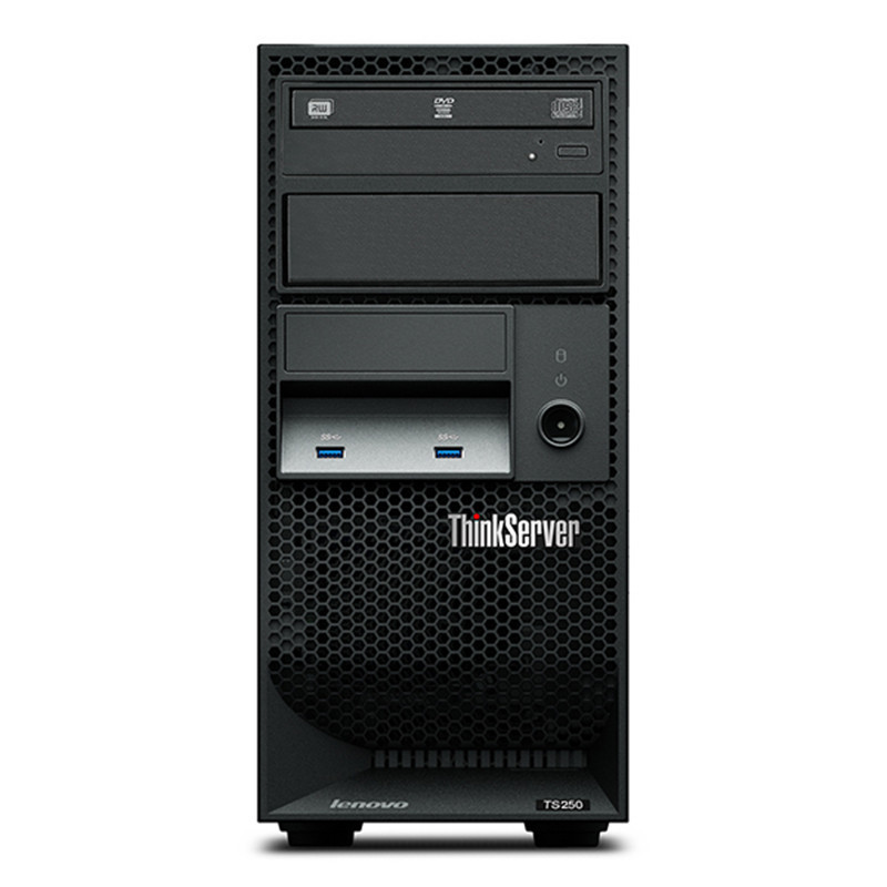 联想 ThinkServer TS250 塔式服务器（E3-1225v65 8G 1T DVD 3年有限保修及上门）