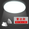 LED雷达吸顶灯LED声光控工程家用过道走廊楼梯楼道声控人体感应灯 雷达全白34CM18W