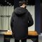 韦斯普 2018冬季新款白鸭绒男士羽绒服男短款连帽羽绒加厚保暖男装外套R882 XXL 黑色